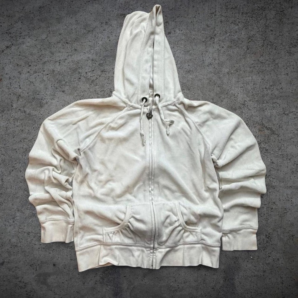Vintage Old Navy Intimates Velour Full Zip Hoodie Women's Size Small Y2K 2000s